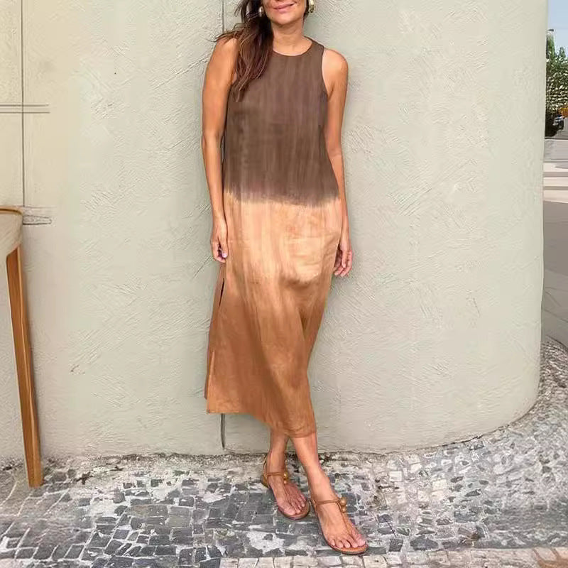 Kelsey Gradient Midi Dress - Side View